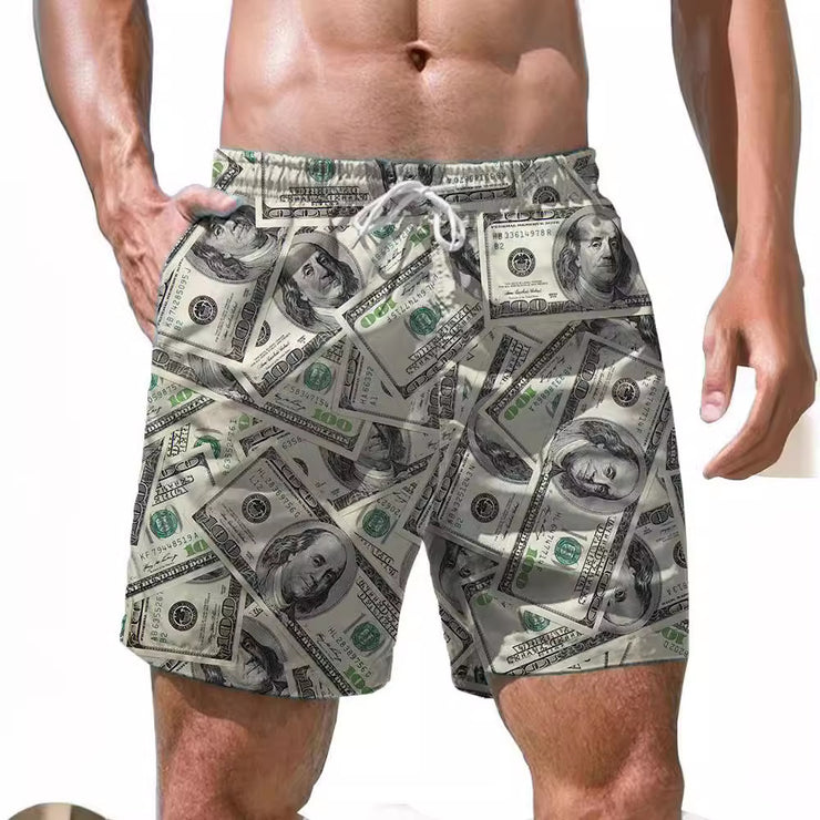 3D Men’s Beach Shorts