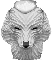 Wolf 3D Print Hoodie