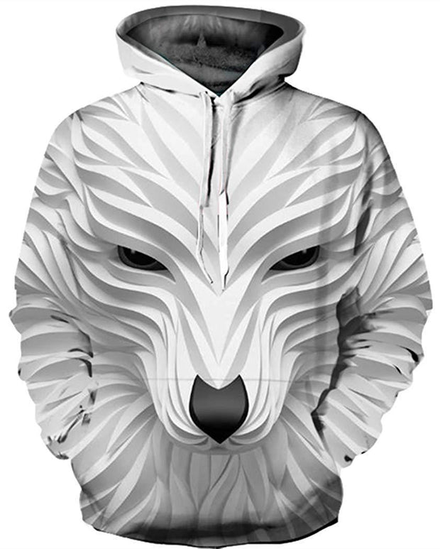 Wolf 3D Print Hoodie