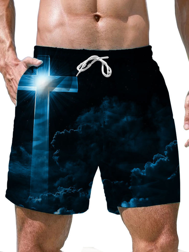 3D Men’s Beach Shorts