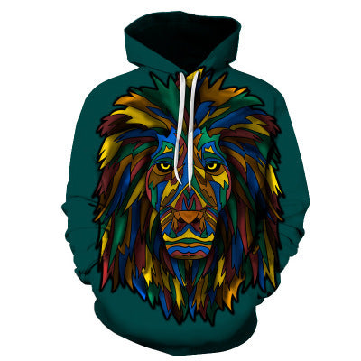 Men’s Wolf Printed Hoodies