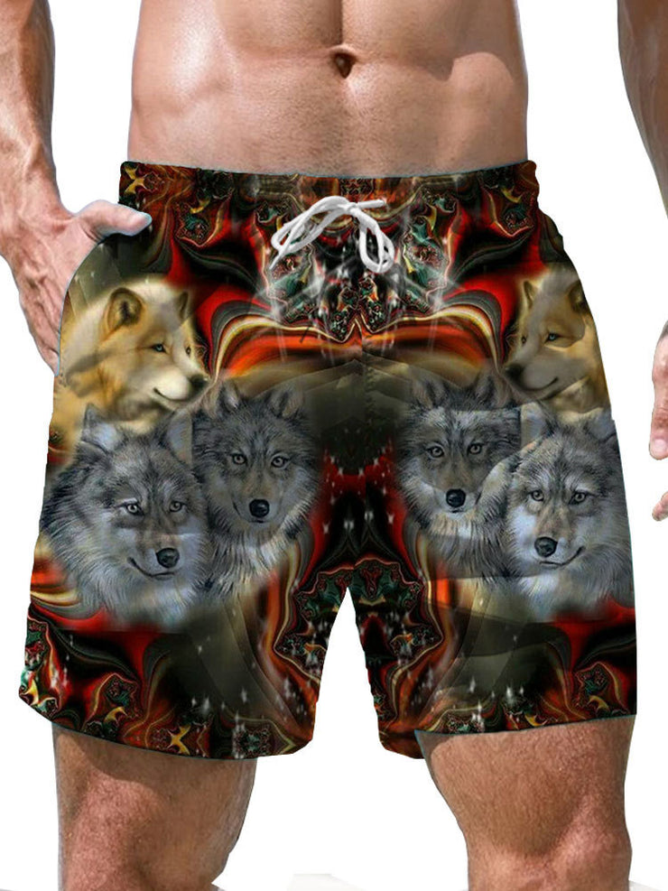 3D Men’s Beach Shorts