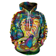 3D Monkey Print Hoodie