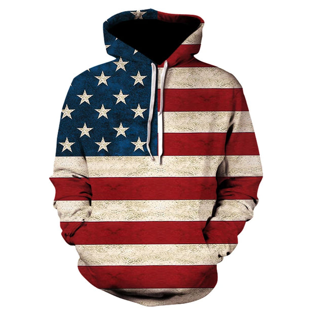 Men's 3D Printed Hoodie - Unique, Stylish Hoodie, Comfortable, Trendy Casual Wear, Perfect Hoodie for Everyday Use in the USA