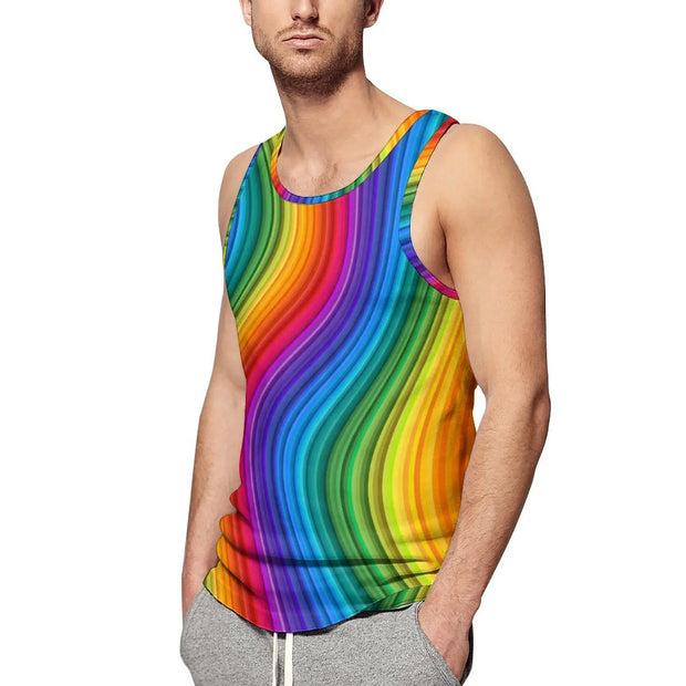 Bright Rainbow Tank Top