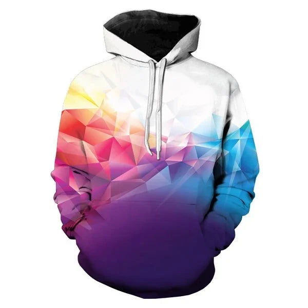 Men's 3D Printed Hoodie - Stylish, Unique, Comfortable, Casual Wear, Trendy Men's Hoodie, Perfect for Everyday Use