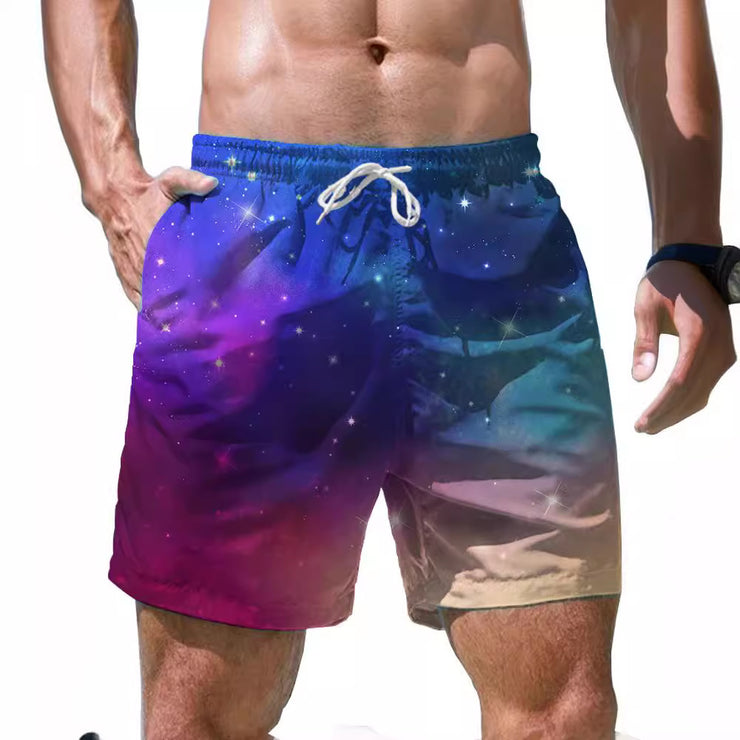 3D Men’s Beach Shorts