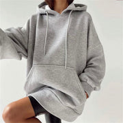 Fleece Solid Hoodie