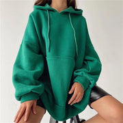 Fleece Solid Hoodie