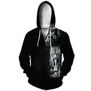 Men's Black Zip-Up Hoodie - Comfortable, Fashionable, Casual Wear, Everyday Use, Stylish Men's Hoodie, Cozy Men's Jacket"